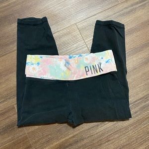 Victoria’s Secret pink crop yoga leggings